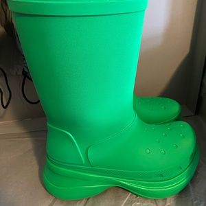 Balenciaga crocs boots